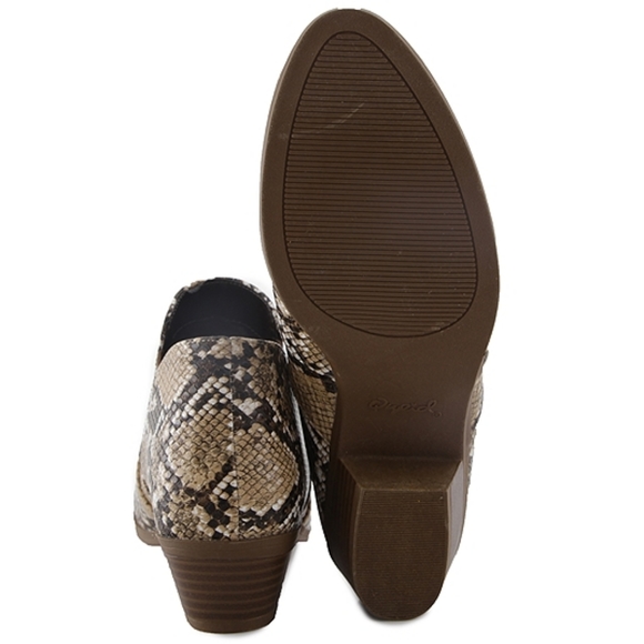 Qupid Salena-11x Snakeprint Bootie Sz.9 - Picture 10 of 12